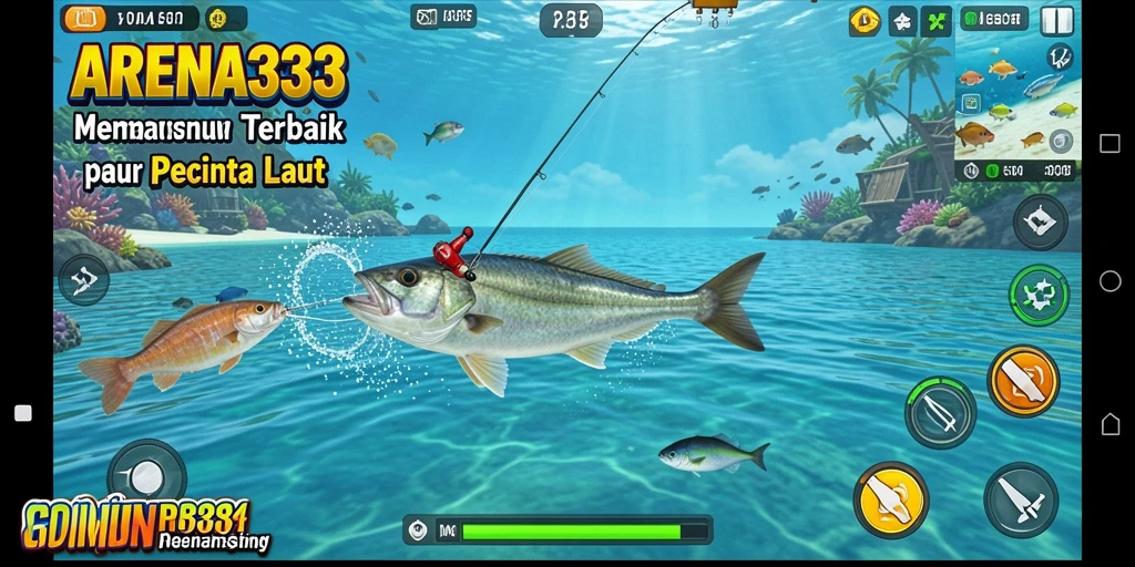 Tangkapan ikan yang menakjubkan dalam gameplay ARENA333.
