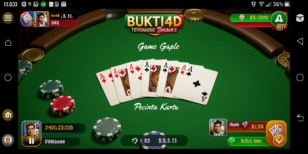 Gameplay seru BUKTI4D dengan suasana Gaple yang menarik.