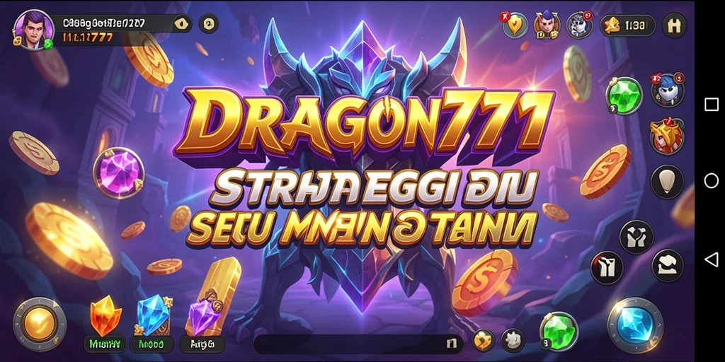 Tampilan gameplay DRAGON777 menampilkan pertempuran strategi yang seru.