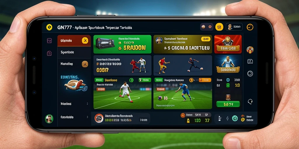Tampilan gameplay menarik dari aplikasi Sportsbook GN777.