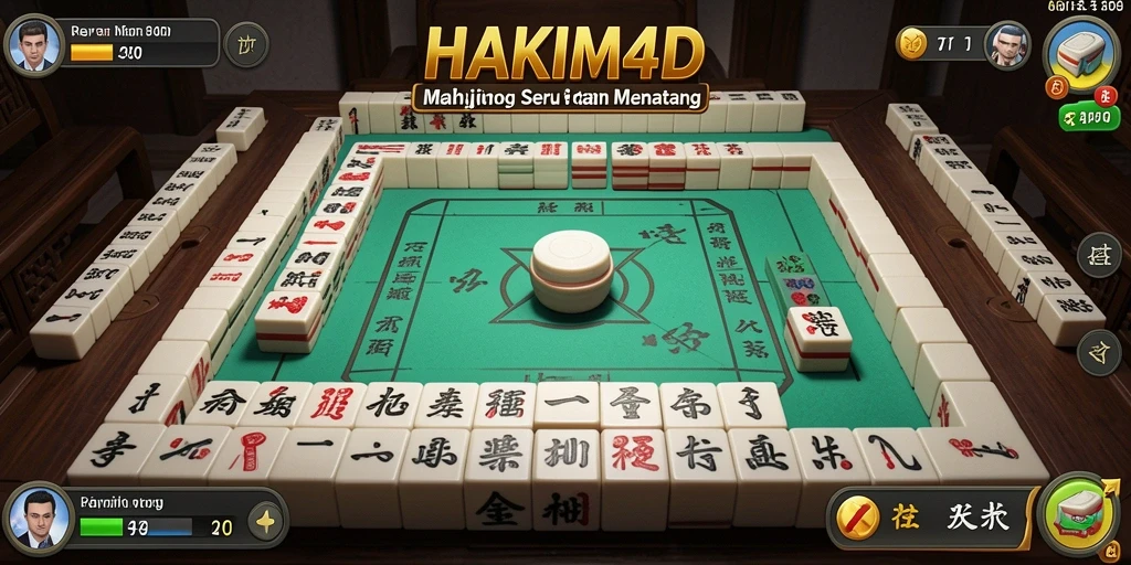 Screenshot HAKIM4D yang menunjukkan momen seru permainan Mahjong.