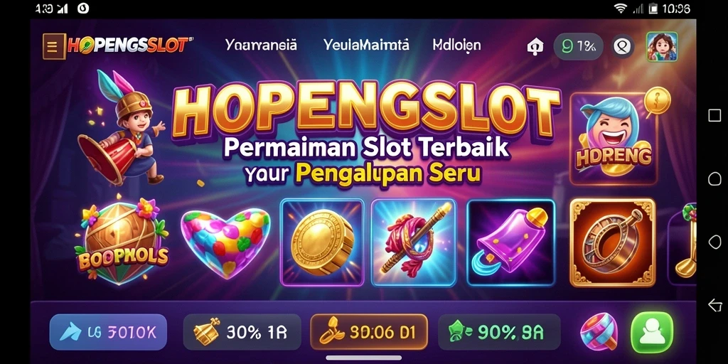 Tampilan menarik dari gameplay HOPENGSLOT yang memukau.