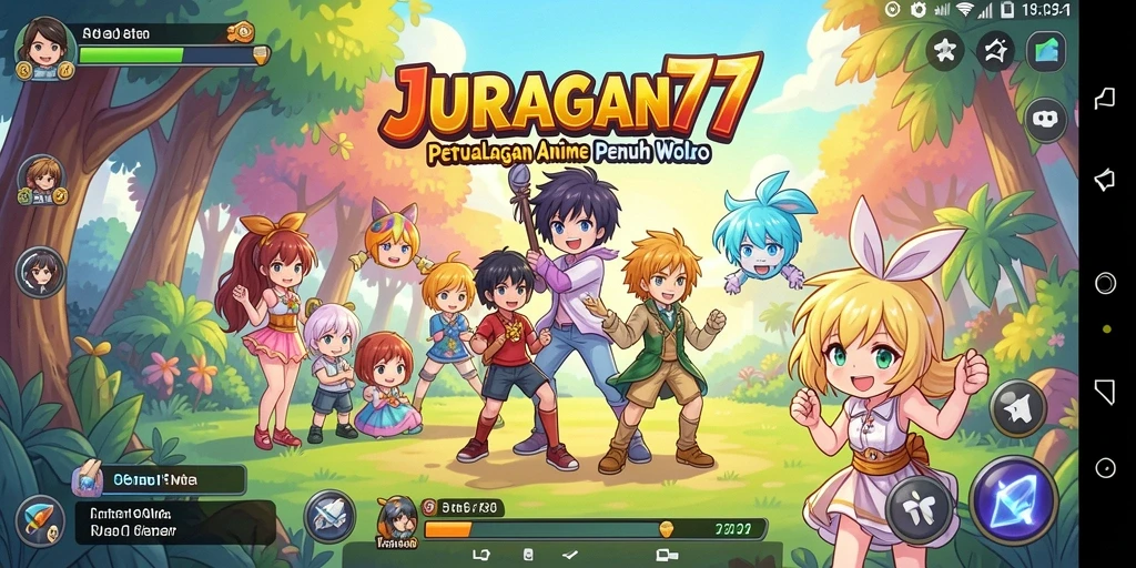 Tampilan dinamis dari gameplay JURAGAN77 yang menggugah selera.