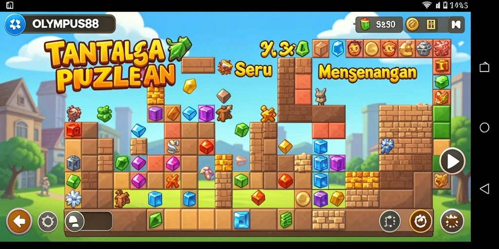 Screenshot OLYMPUS88 menampilkan gameplay Puzzle yang mengasyikkan.