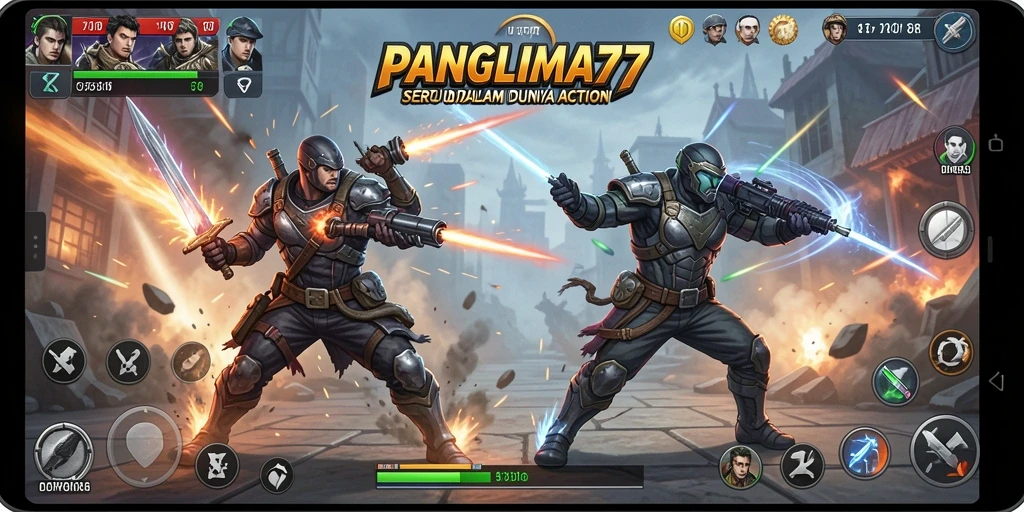 Gameplay intens dan grafis memukau di PANGLIMA77.