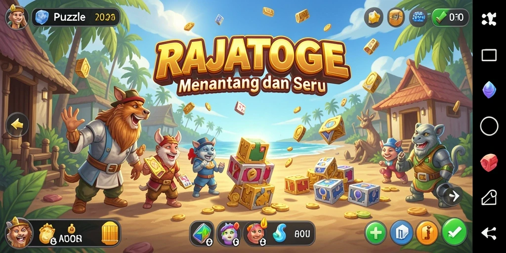 Tampilan menarik dari gameplay RAJATOGEL yang penuh warna.