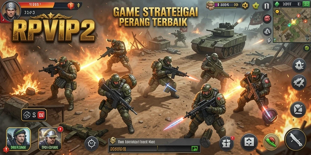 Tangkapan layar menampilkan aksi strategis dalam RPVIP2.