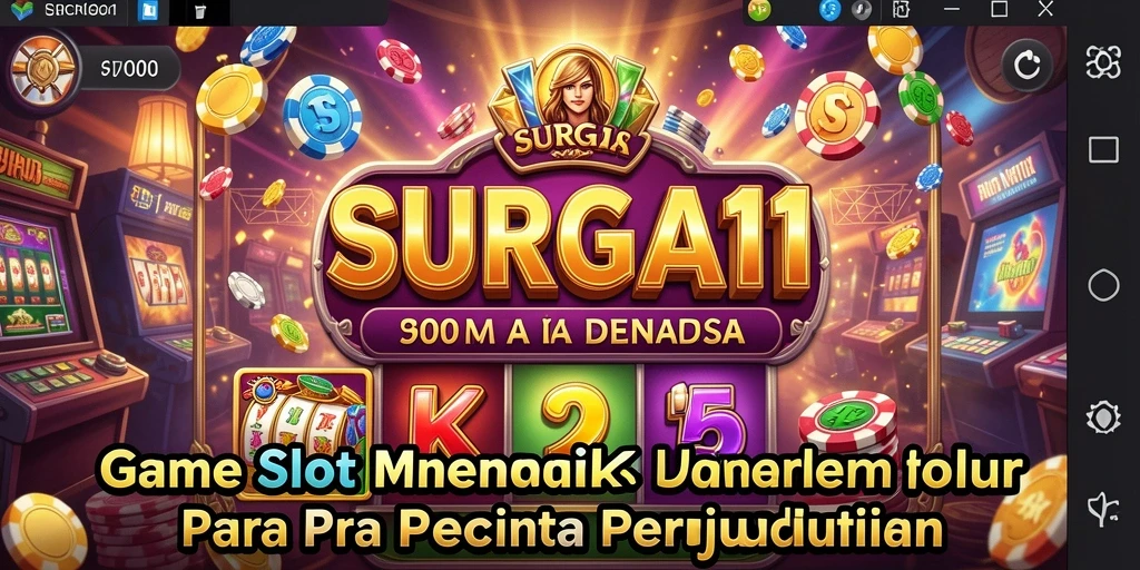 Tampilan gameplay menarik dari SURGA11 dengan berbagai mesin slot yang tersedia.