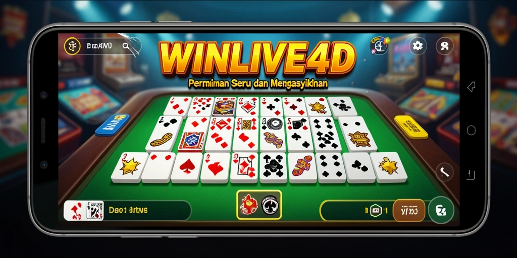 Gameplay seru dan interaktif di WINLIVE4D dengan tampilan Domino yang menarik.